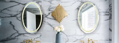 Oval CCT Crystal Mirror